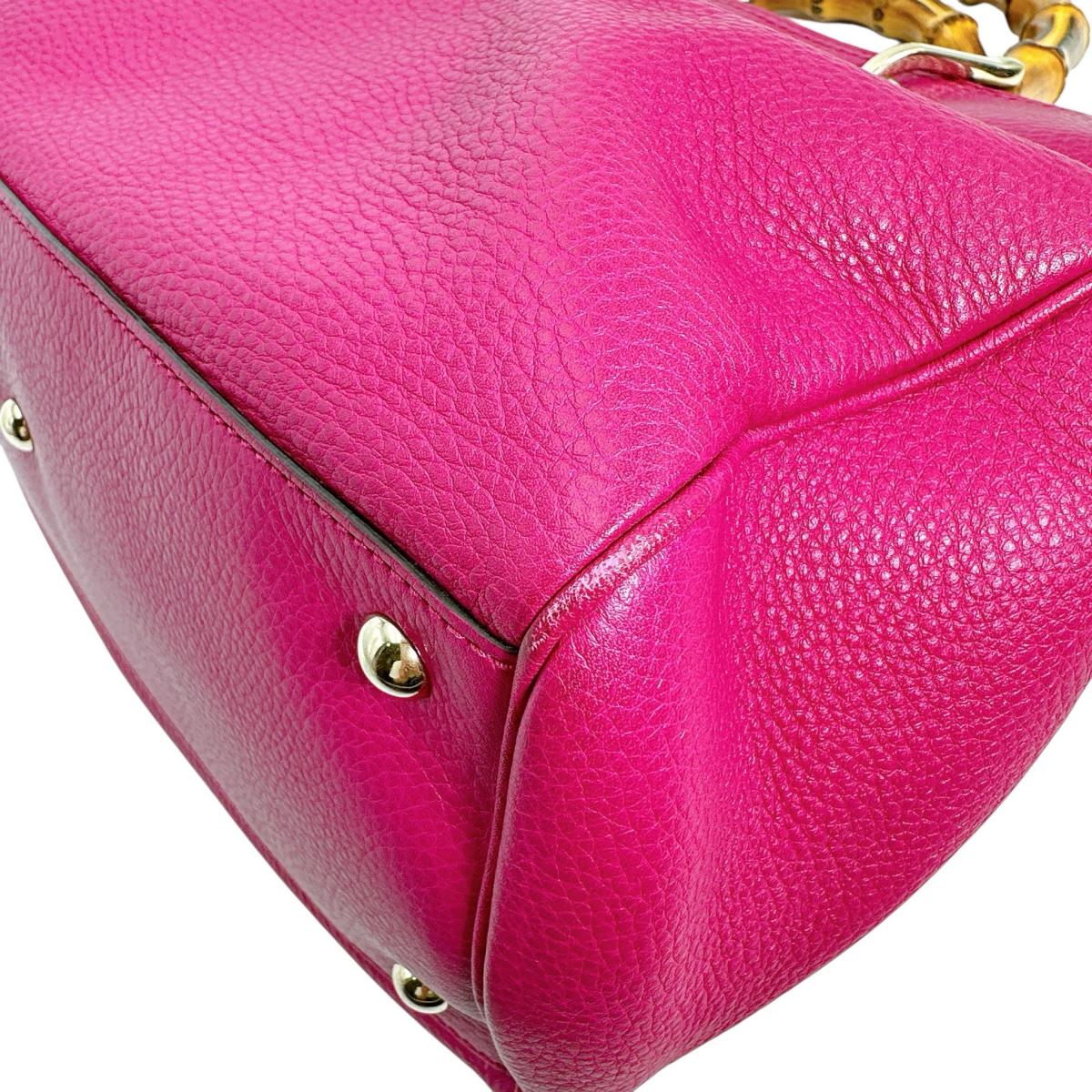 GUCCI Handbag 323660 leather pink leather GG Marmont