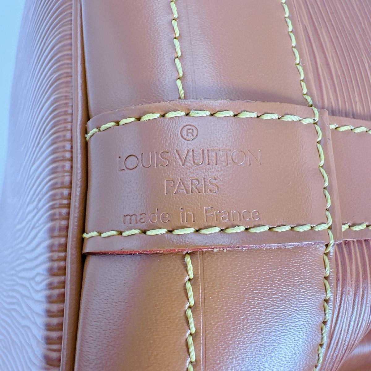 LOUIS VUITTON Shoulder Bag M44008 Epi Leather Brown Epi Noe