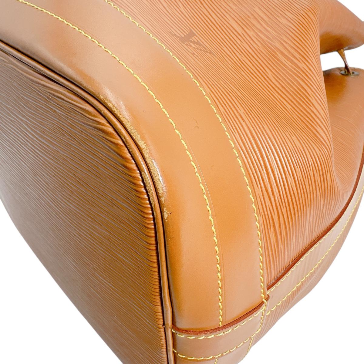 LOUIS VUITTON Shoulder Bag M44008 Epi Leather Brown Epi Noe