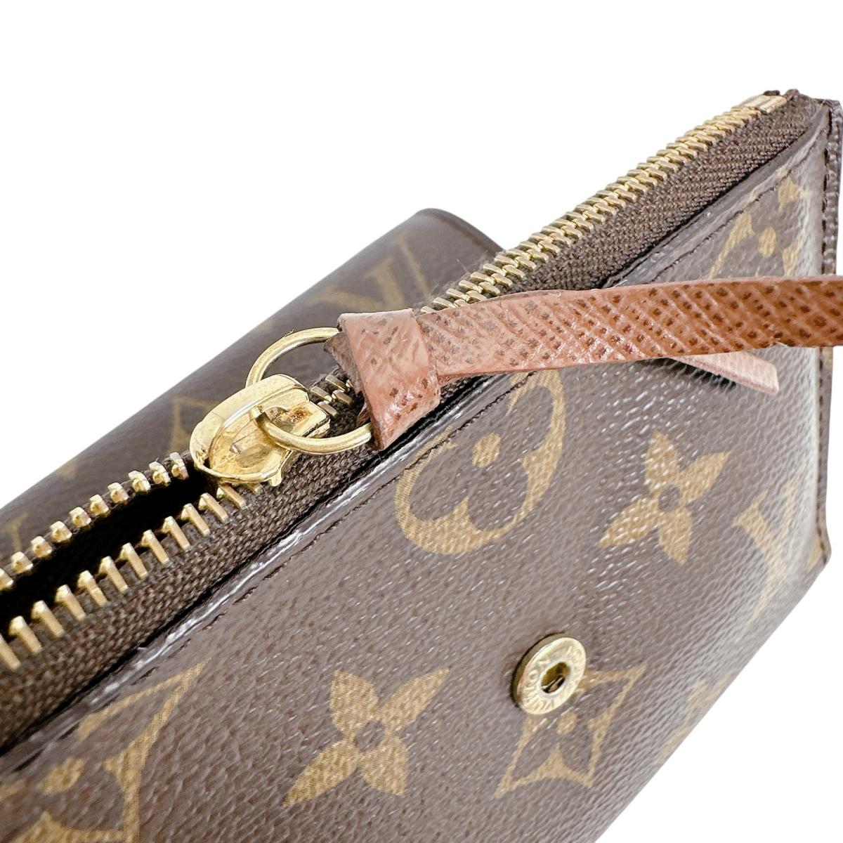 LOUIS VUITTON Tri-fold wallet M62472 Monogram canvas Brown Monogram Portefeuille Victorine