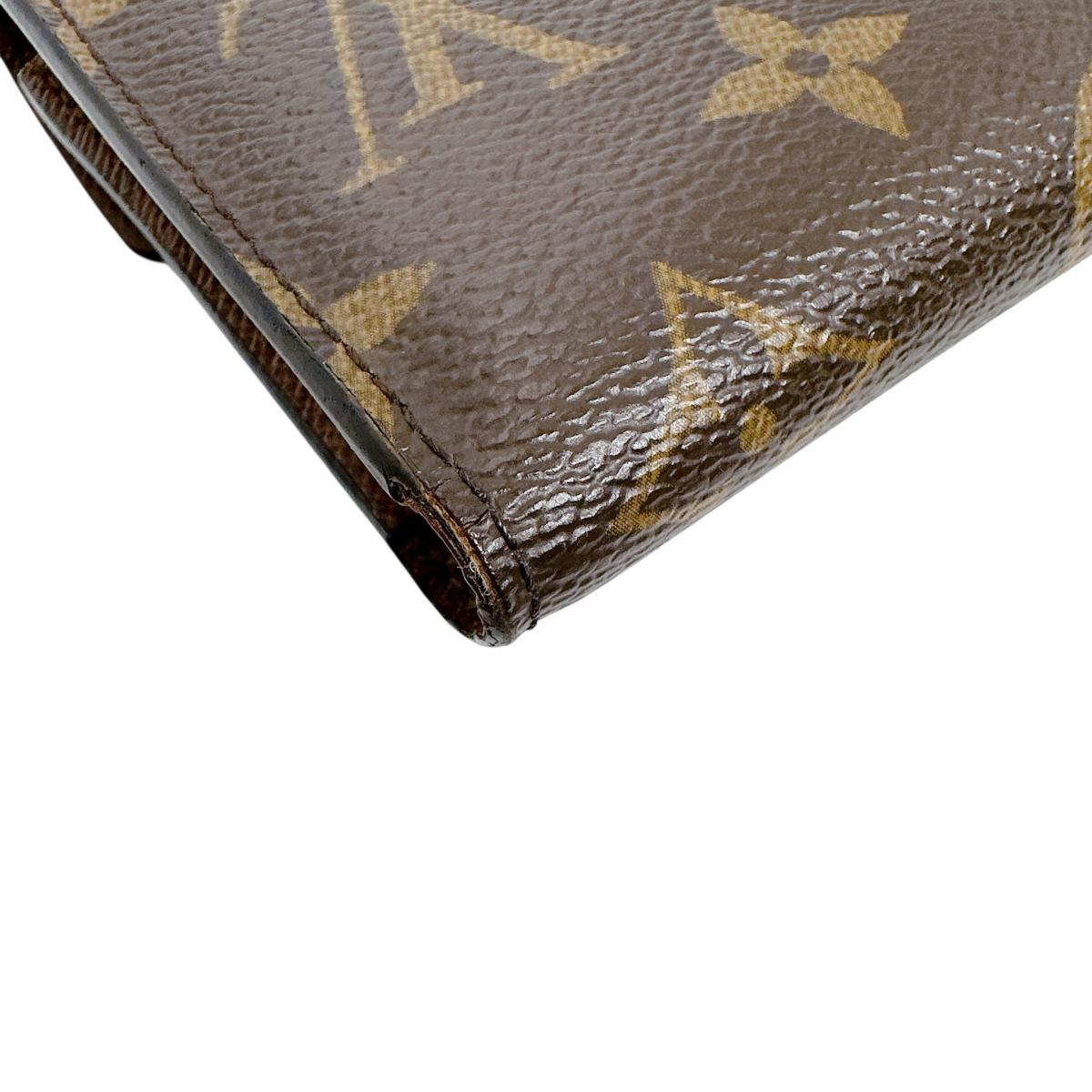 LOUIS VUITTON Tri-fold wallet M62472 Monogram canvas Brown Monogram Portefeuille Victorine