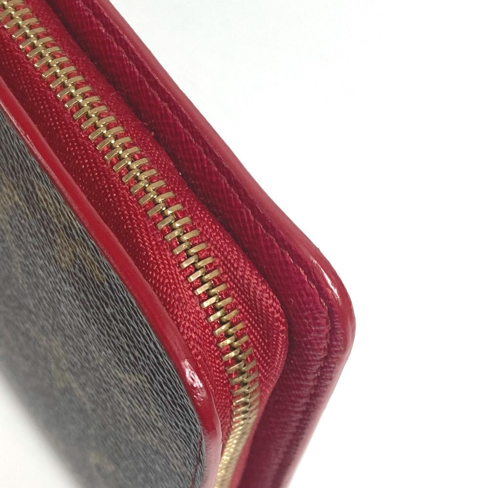 LOUIS VUITTON Long Wallet Purse M95006 Monogram Cherry Canvas Brown Monogram Cherry by Takashi Murakami Porto Monet Zip Women Used Authentic