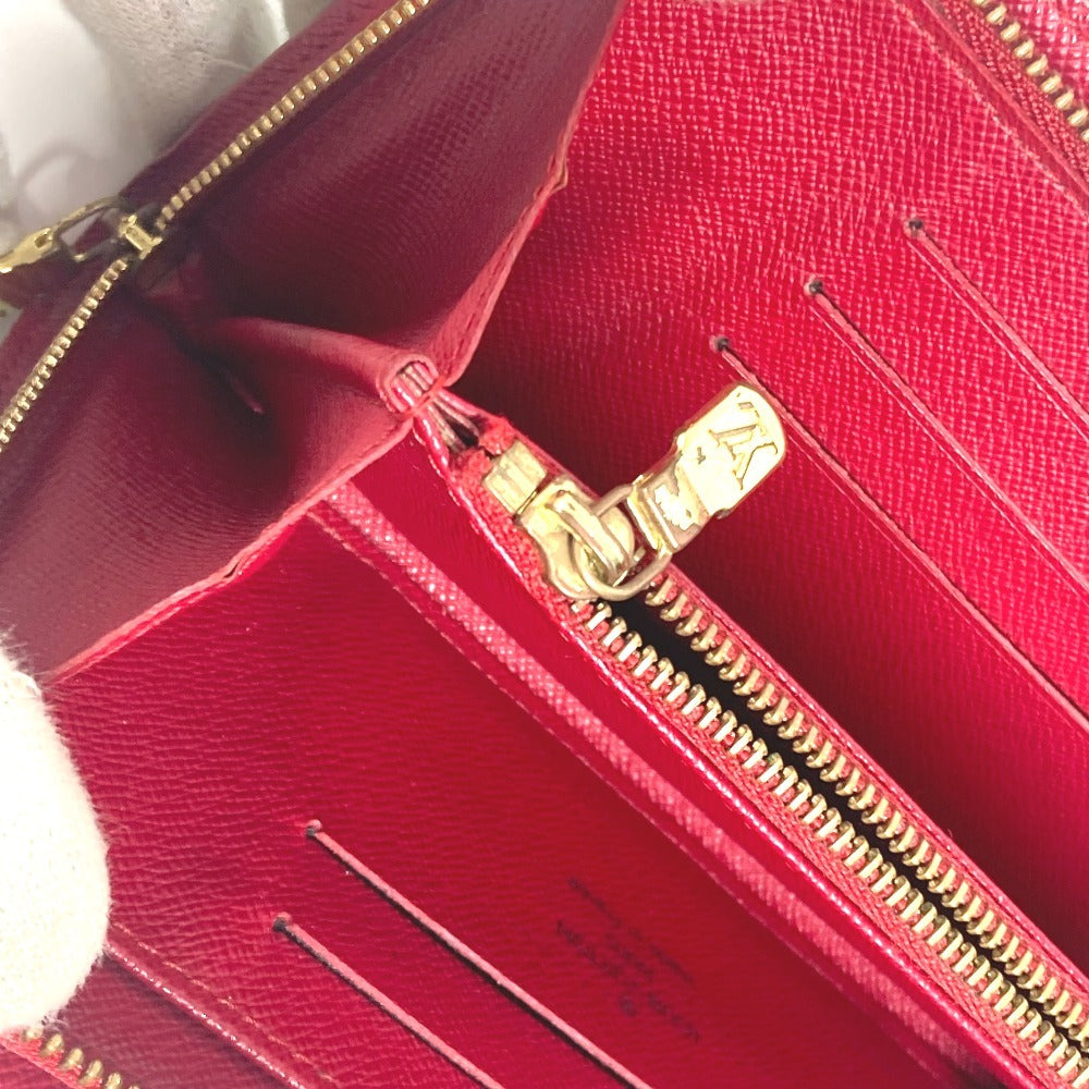 LOUIS VUITTON Long Wallet Purse M95006 Monogram Cherry Canvas Brown Monogram Cherry by Takashi Murakami Porto Monet Zip Women Used Authentic