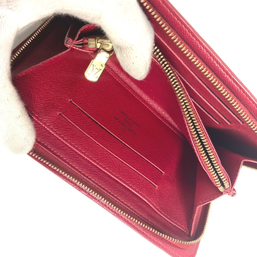 LOUIS VUITTON Long Wallet Purse M95006 Monogram Cherry Canvas Brown Monogram Cherry by Takashi Murakami Porto Monet Zip Women Used Authentic