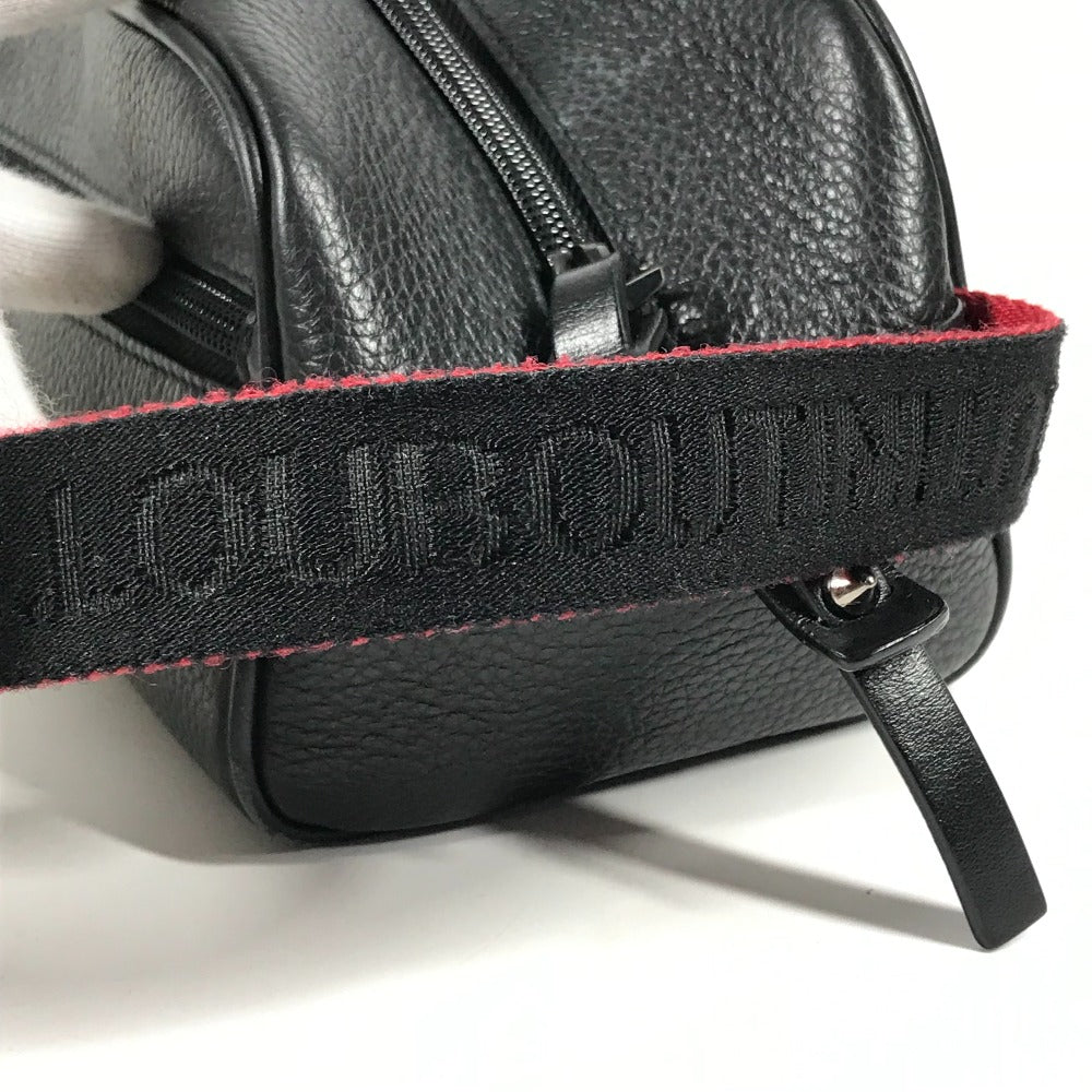 Christian Louboutin business bag 1205142 leather black BLASTER mens Used Authentic