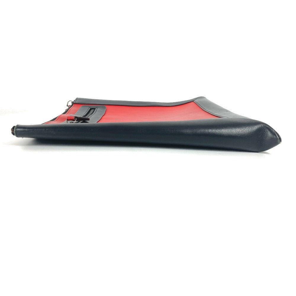 Christian Louboutin Clutch bag leather Red logo