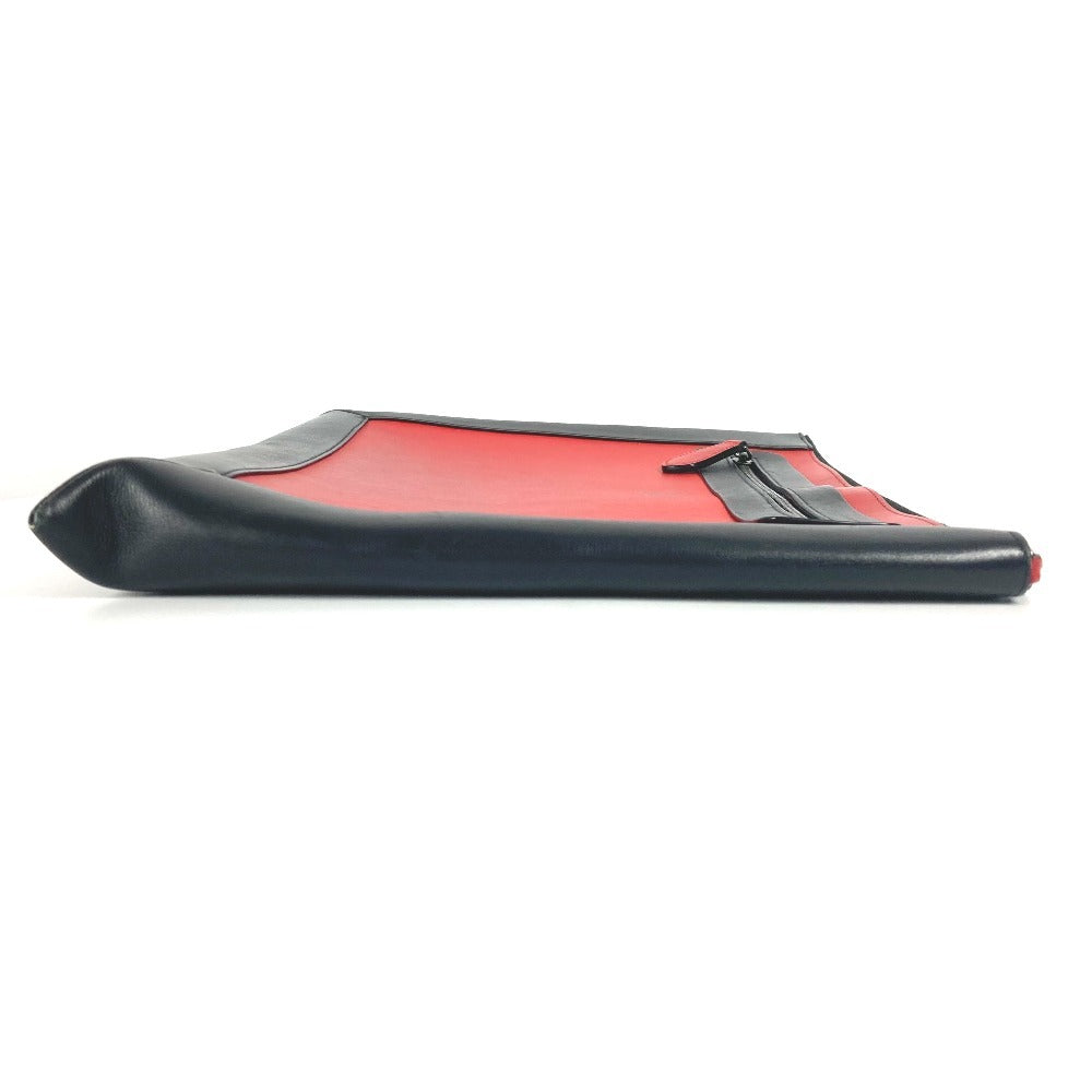 Christian Louboutin Clutch bag leather Red logo