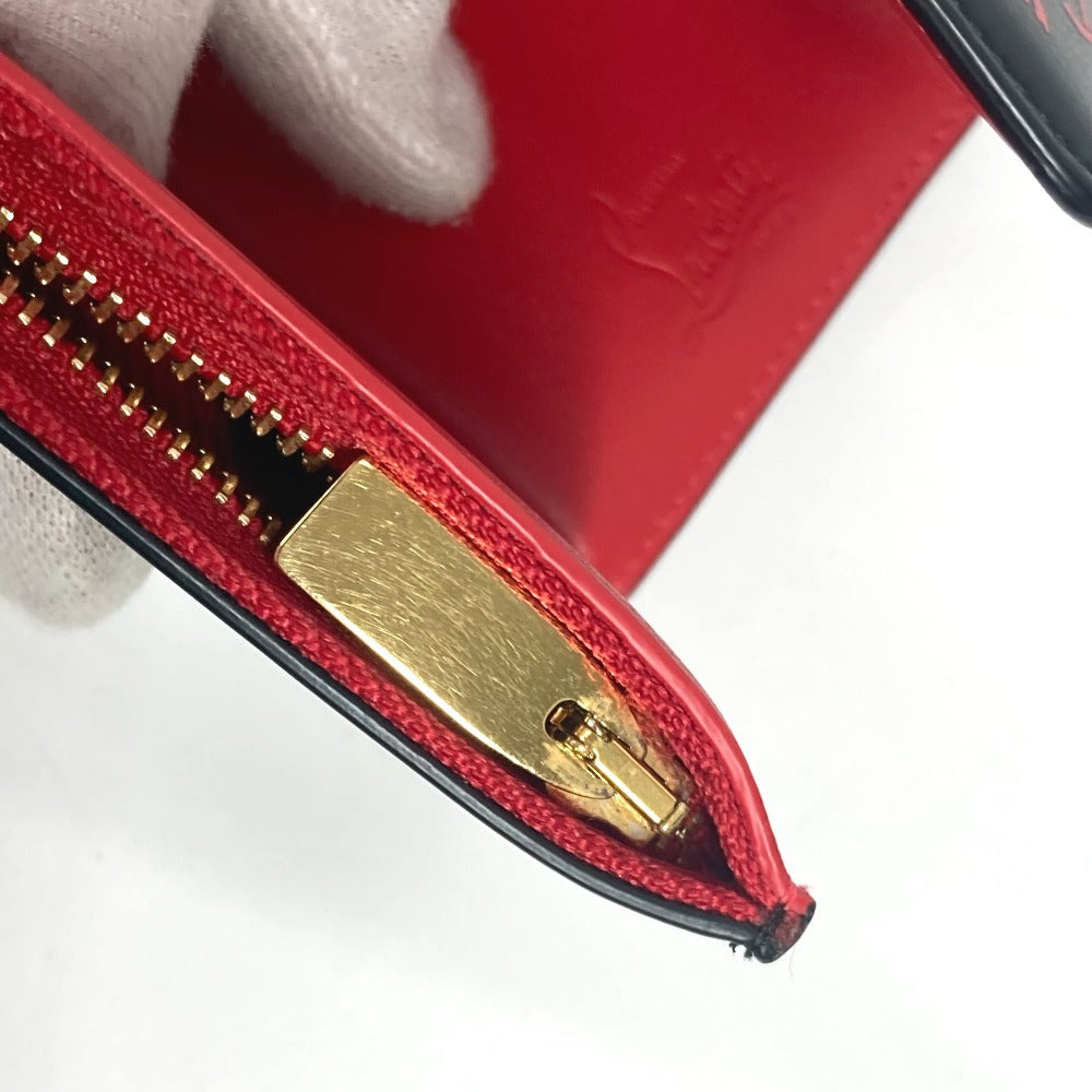 Christian Louboutin Trifold wallet 1205105 leather black Rubigaga