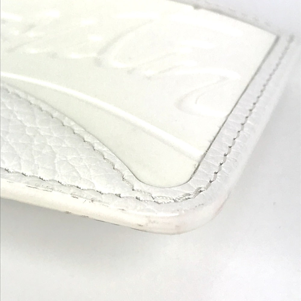 Christian Louboutin Coin case Rubber, Leather white logo sole