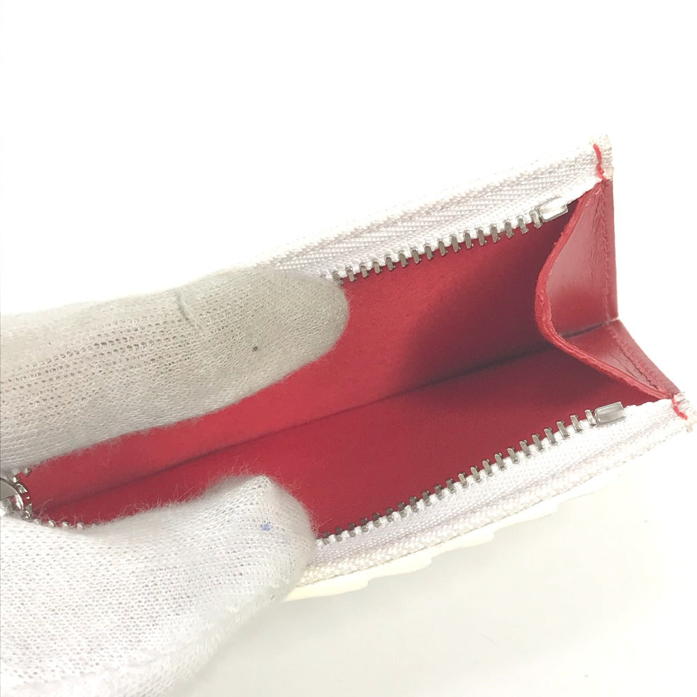 Christian Louboutin Coin case Rubber, Leather white logo sole