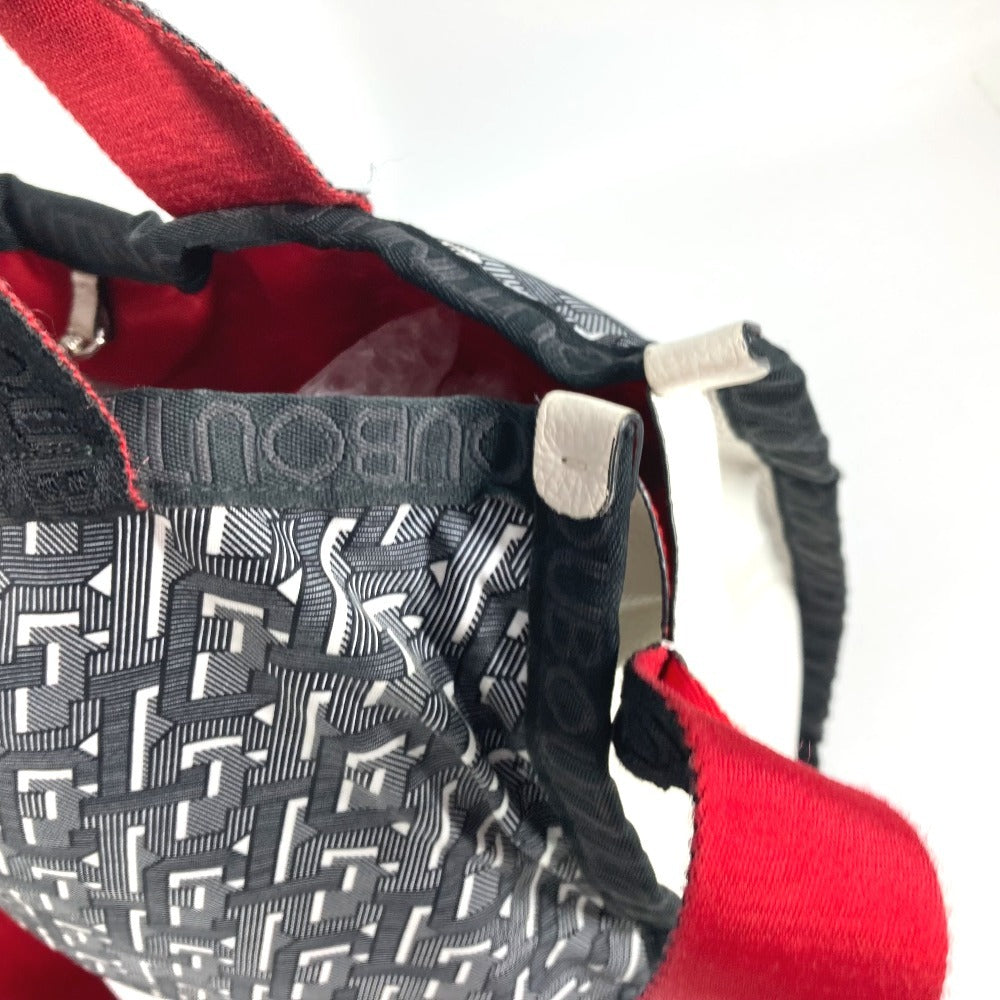 Christian Louboutin Shoulder Bag Nylon Red logo