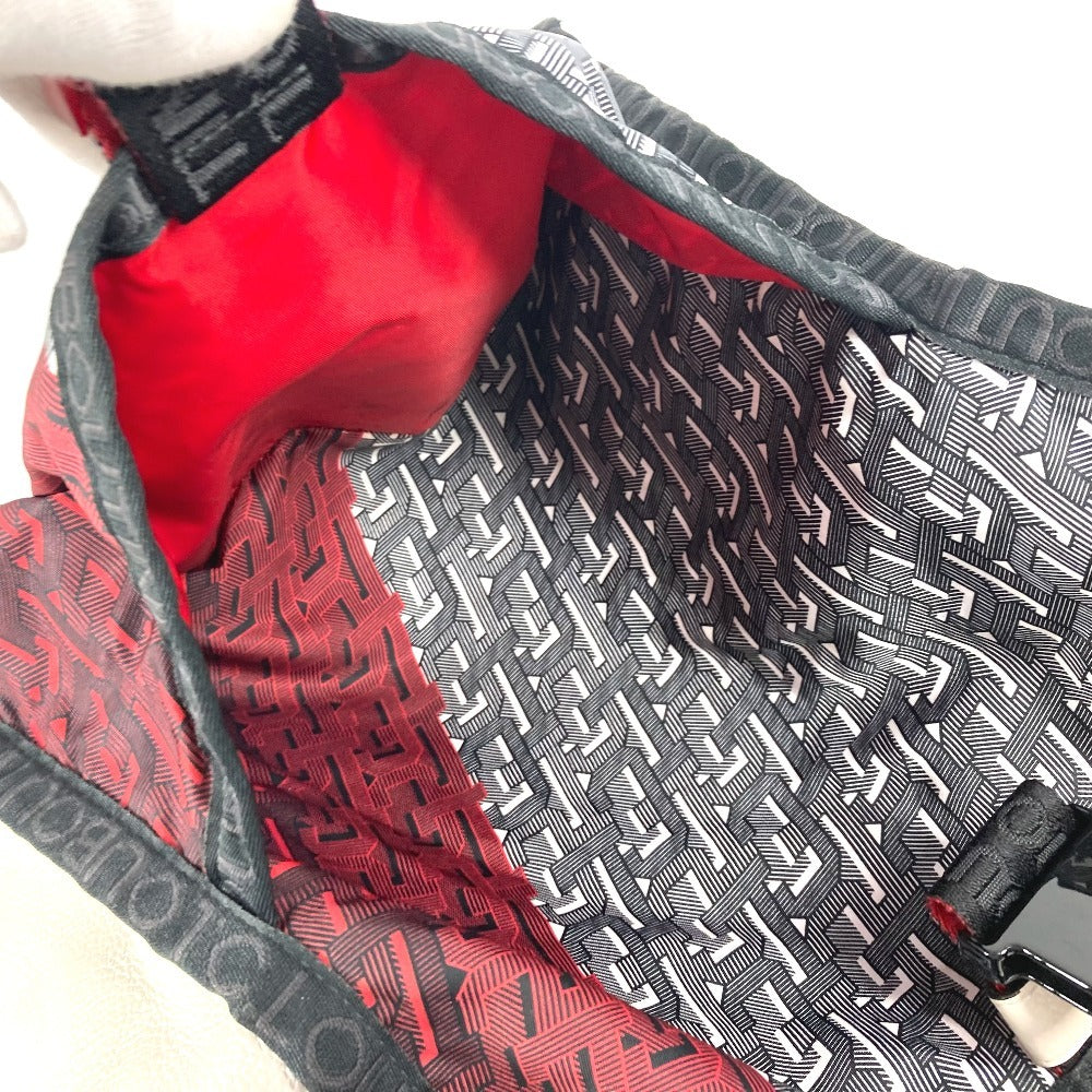Christian Louboutin Shoulder Bag Nylon Red logo