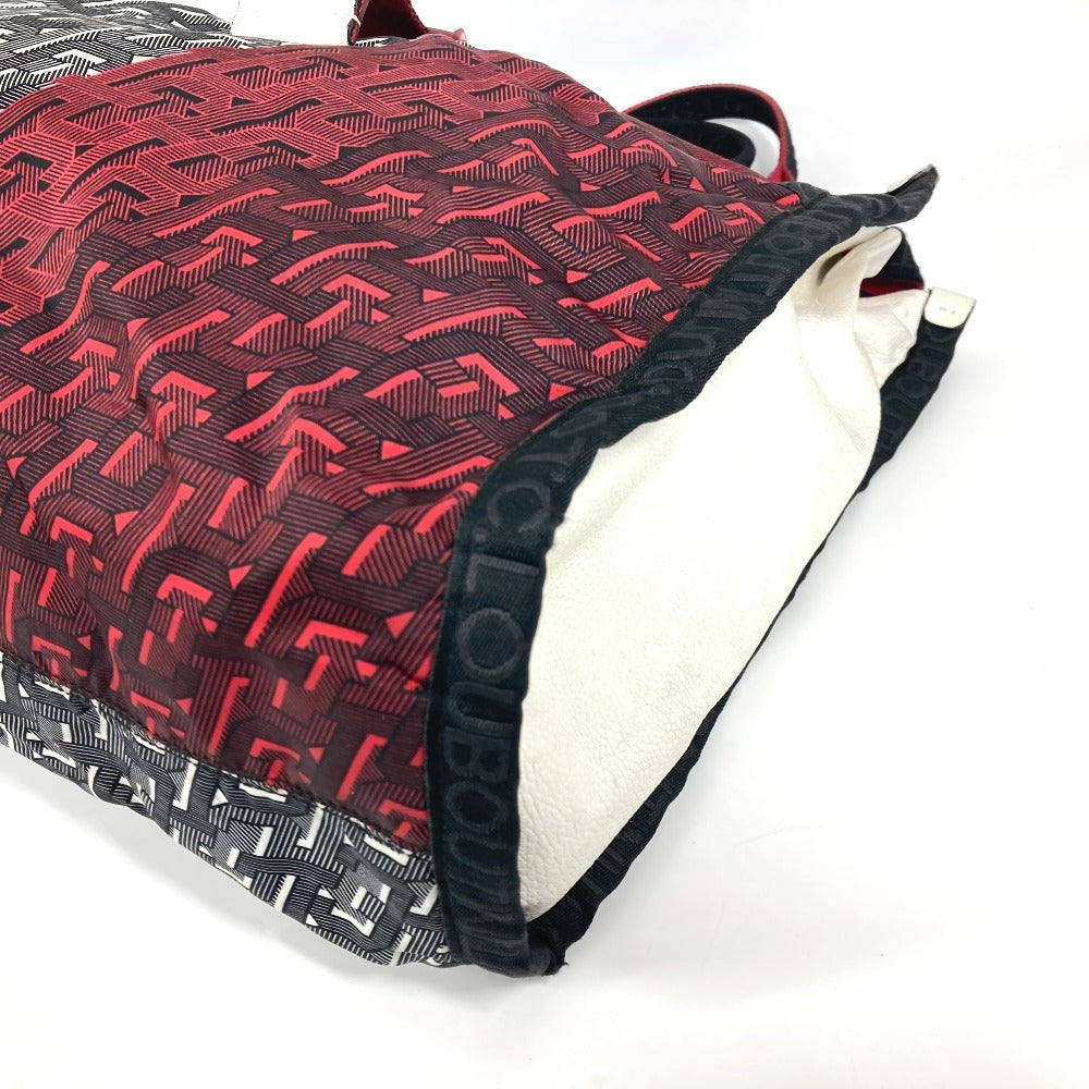 Christian Louboutin Shoulder Bag Nylon Red logo