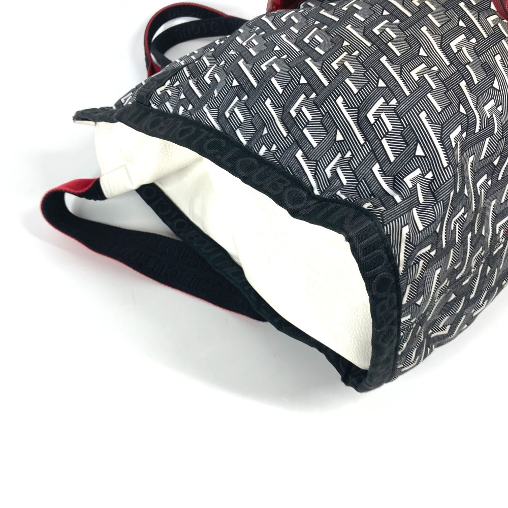Christian Louboutin Shoulder Bag Nylon Red logo