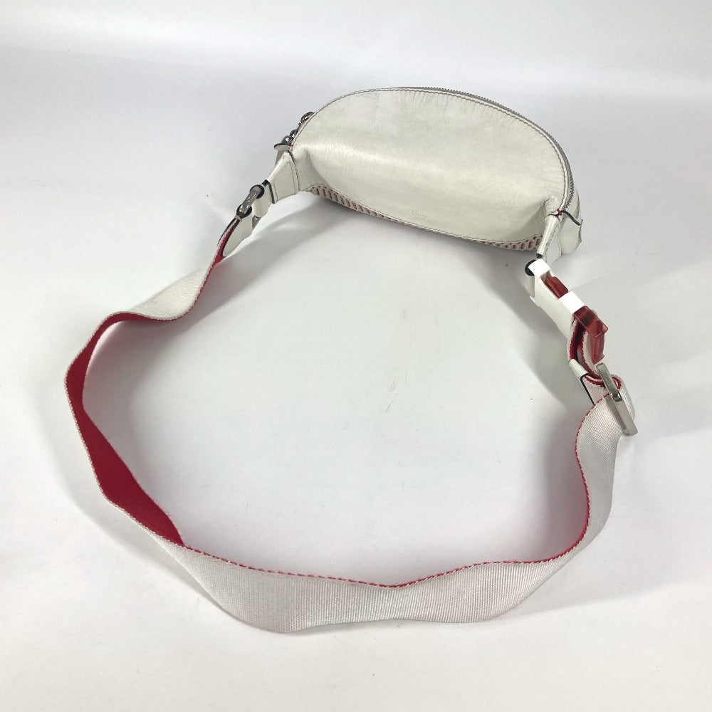 Christian Louboutin Sling bag leather white mary jane logo
