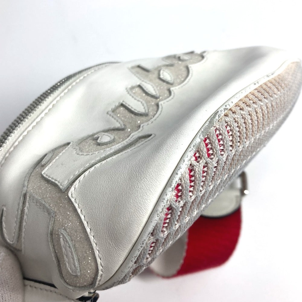 Christian Louboutin Sling bag leather white mary jane logo
