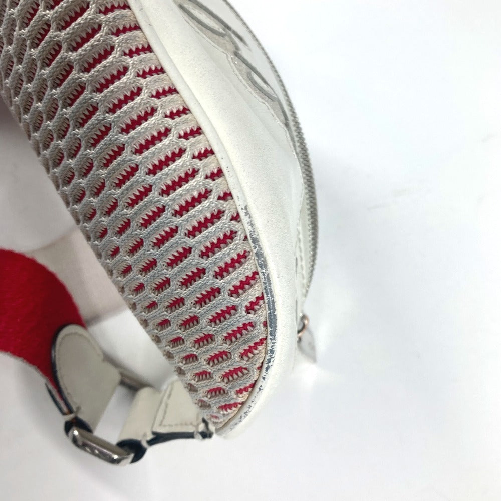 Christian Louboutin Sling bag leather white mary jane logo