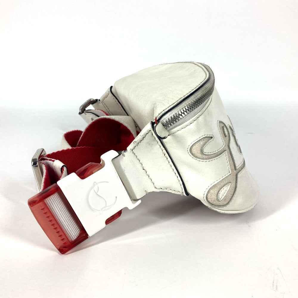 Christian Louboutin Sling bag leather white mary jane logo