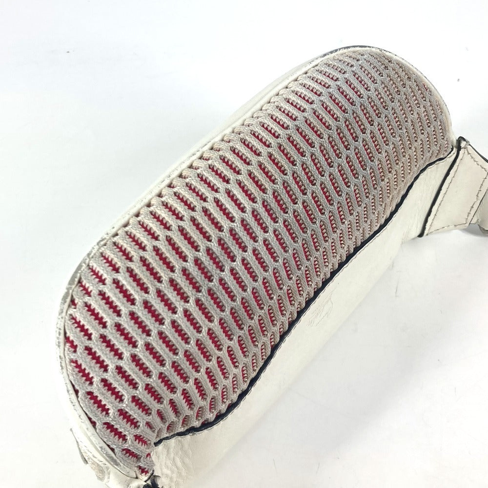 Christian Louboutin Sling bag leather white mary jane logo