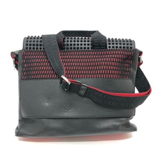 Christian Louboutin Shoulder Bag 3195233 leather black Studs Ruby click
