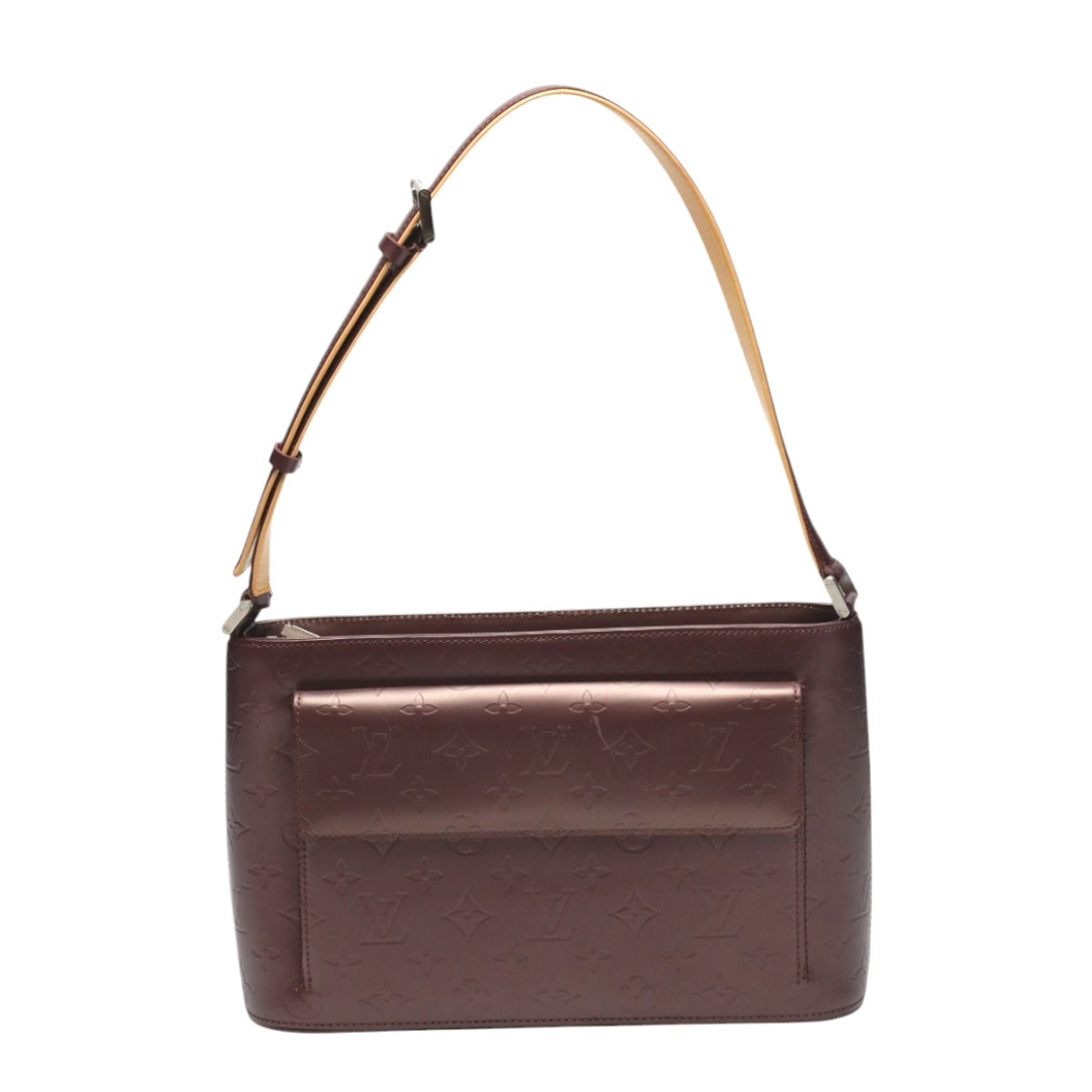 LOUIS VUITTON Shoulder Bag M55126 Monogram mat Viole Shoulder Bag Monogram Matt Alston Women Used Authentic
