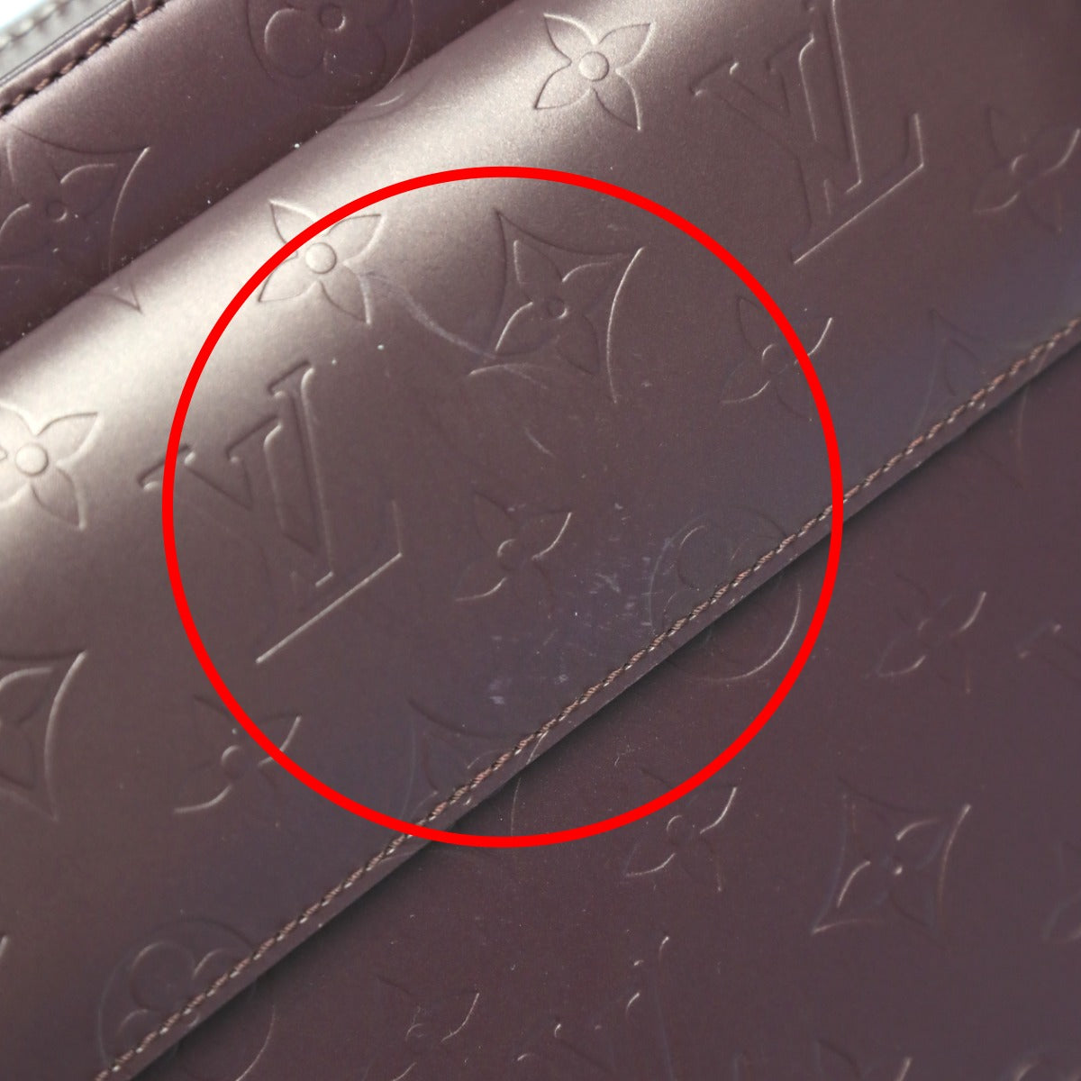 LOUIS VUITTON Shoulder Bag M55126 Monogram mat Viole Shoulder Bag Monogram Matt Alston Women Used Authentic