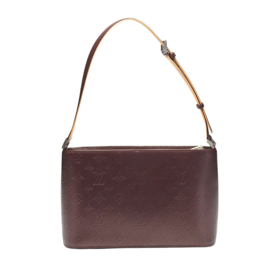 LOUIS VUITTON Shoulder Bag M55126 Monogram mat Viole Shoulder Bag Monogram Matt Alston Women Used Authentic