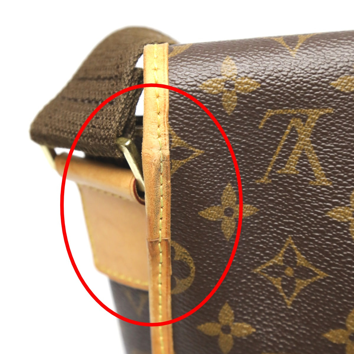 LOUIS VUITTON Shoulder Bag M40106 Monogram canvas Brown Messenger back Monogram Messenger PM�EBosphore unisex(Unisex) Used Authentic