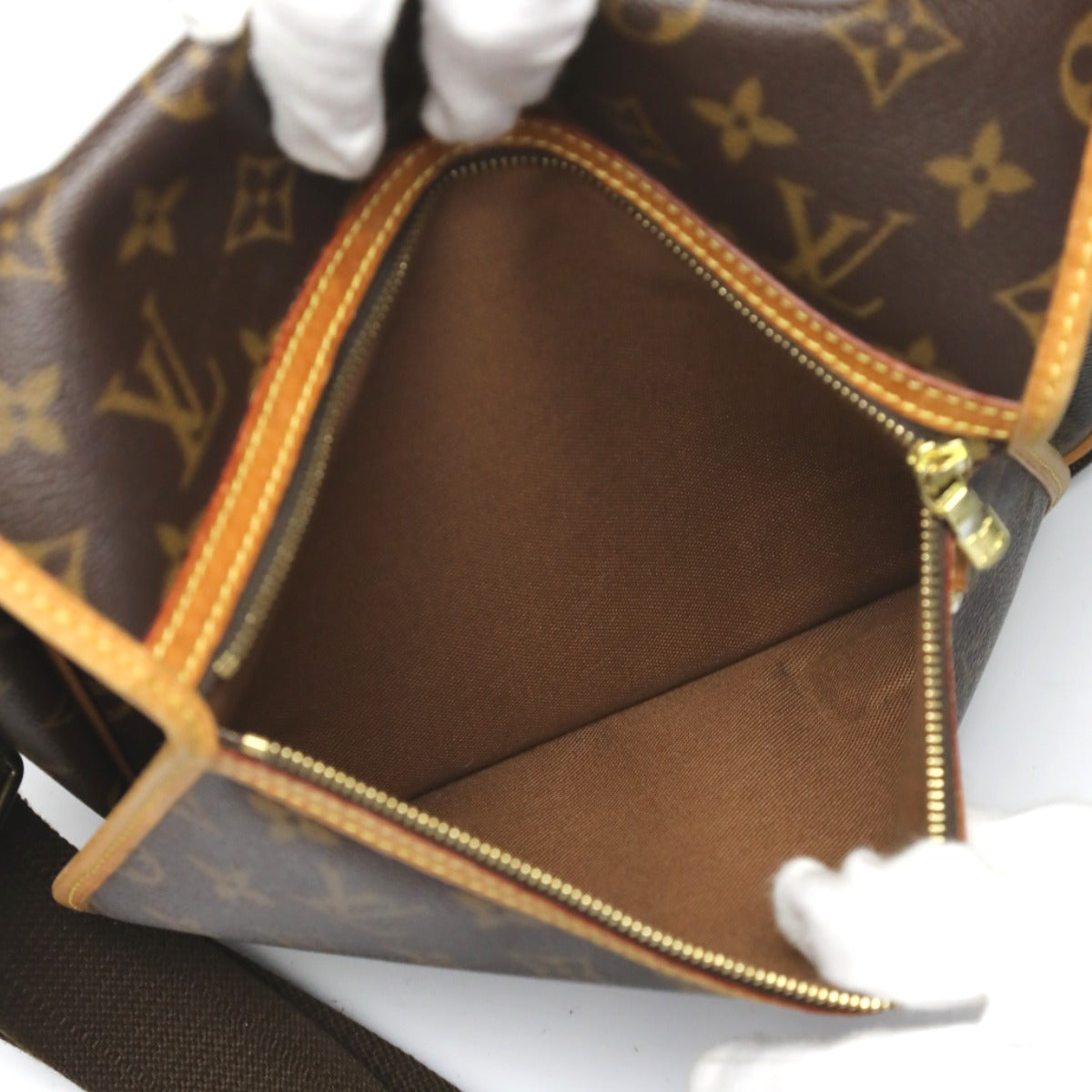 LOUIS VUITTON Shoulder Bag M40106 Monogram canvas Brown Messenger back Monogram Messenger PM�EBosphore unisex(Unisex) Used Authentic