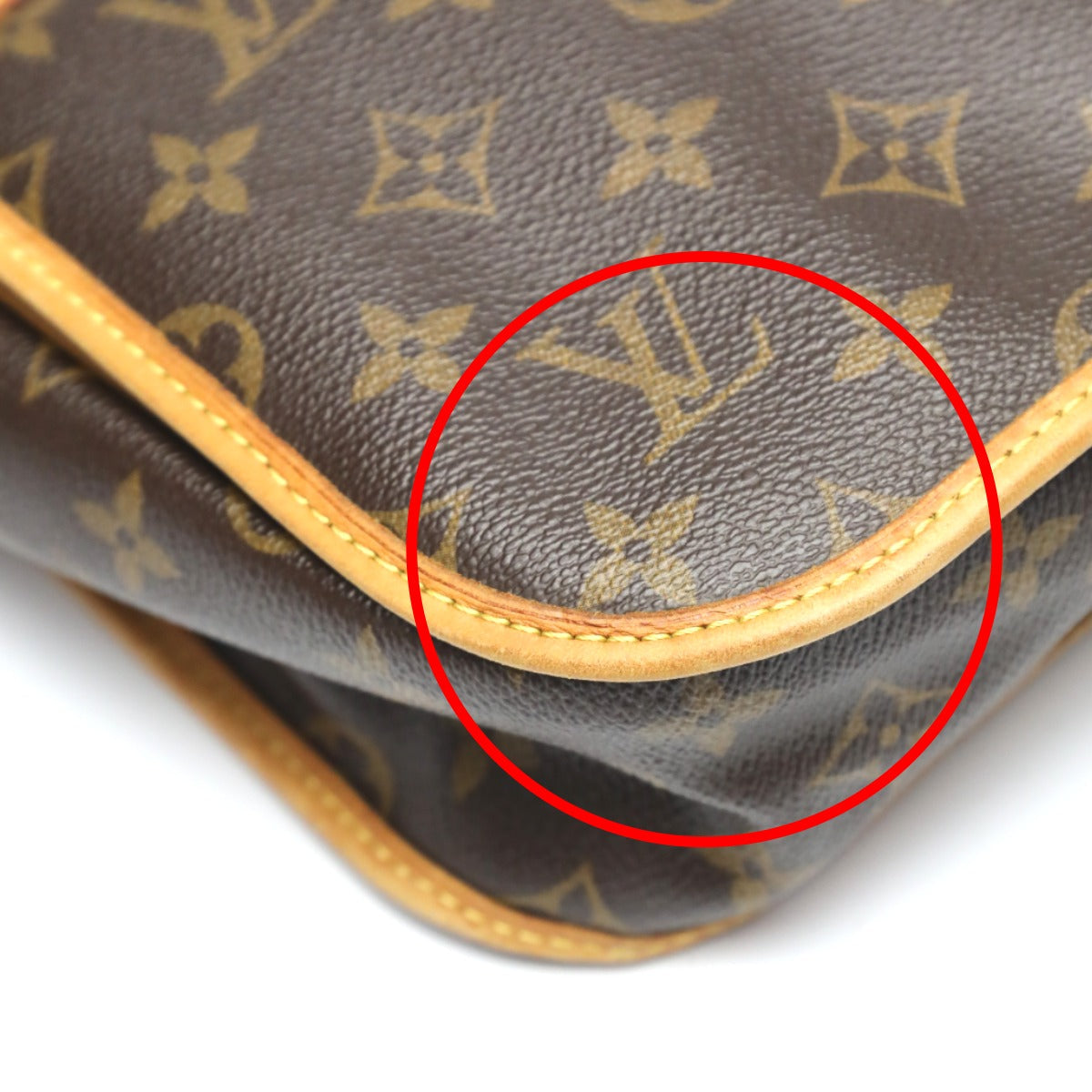 LOUIS VUITTON Shoulder Bag M40106 Monogram canvas Brown Messenger back Monogram Messenger PM�EBosphore unisex(Unisex) Used Authentic