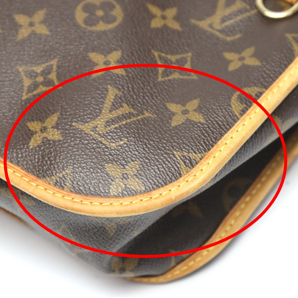 LOUIS VUITTON Shoulder Bag M40106 Monogram canvas Brown Messenger back Monogram Messenger PM�EBosphore unisex(Unisex) Used Authentic