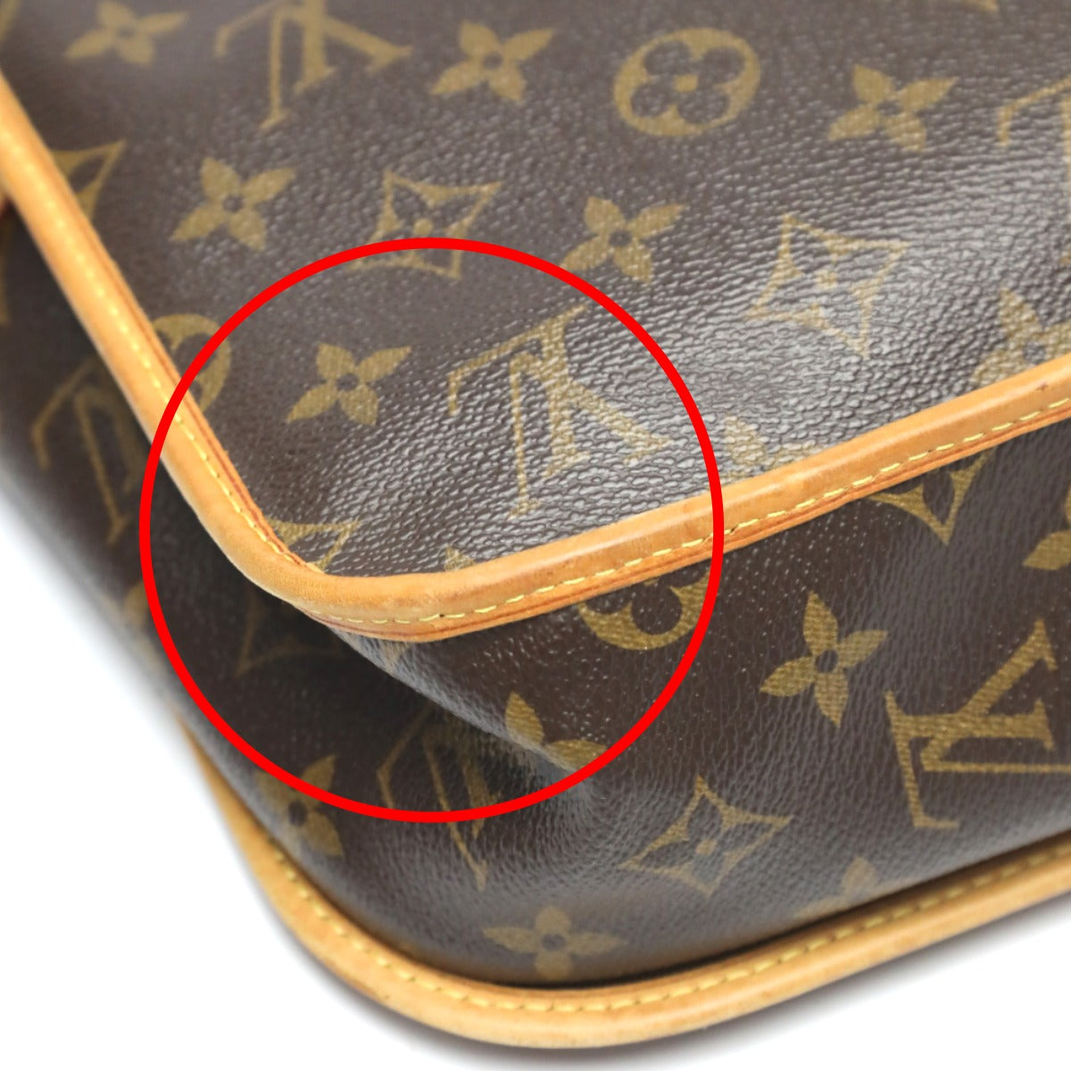LOUIS VUITTON Shoulder Bag M40106 Monogram canvas Brown Messenger back Monogram Messenger PM�EBosphore unisex(Unisex) Used Authentic