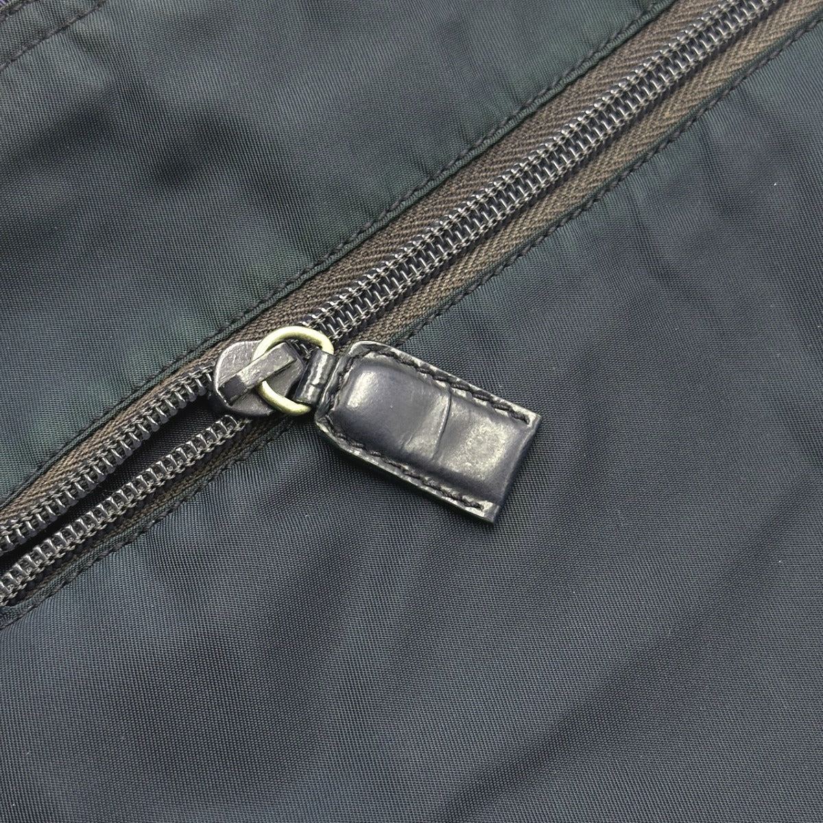 PRADA Tote Bag Nylon blue Tote Bag Commuting to school Large enough to fit A4 size paper Women Used Authentic