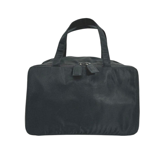 PRADA Handbag Nylon black Handbag Nylon Women Used Authentic
