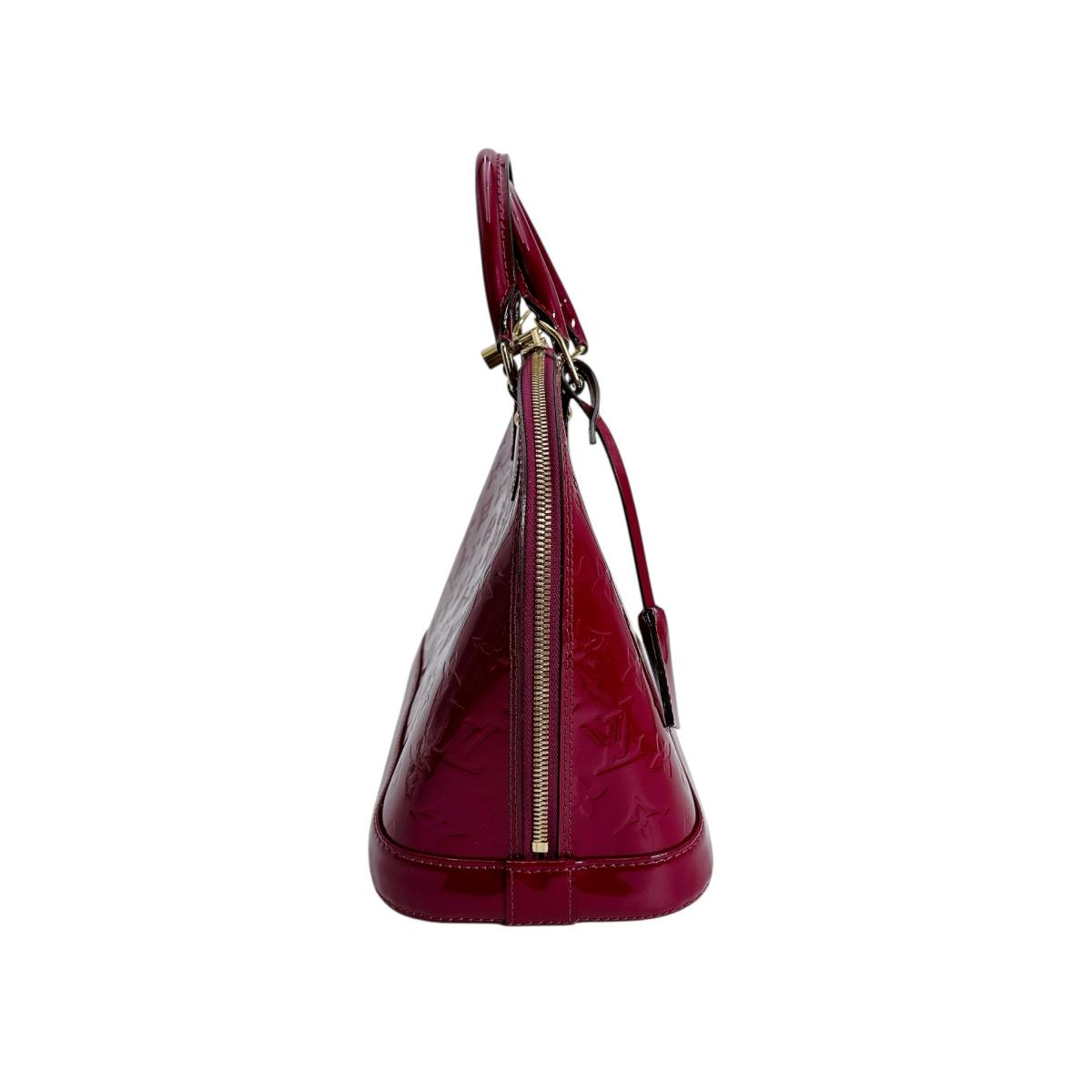 LOUIS VUITTON Handbag M91770 Monogram Vernis Rose and Ding Vernis Alma PM