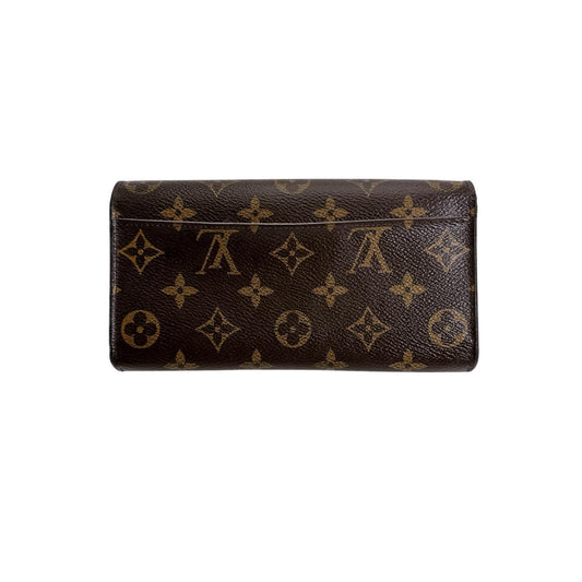 LOUIS VUITTON Long Wallet Purse M62234 Monogram canvas Brown Monogram Portefeuille Sara