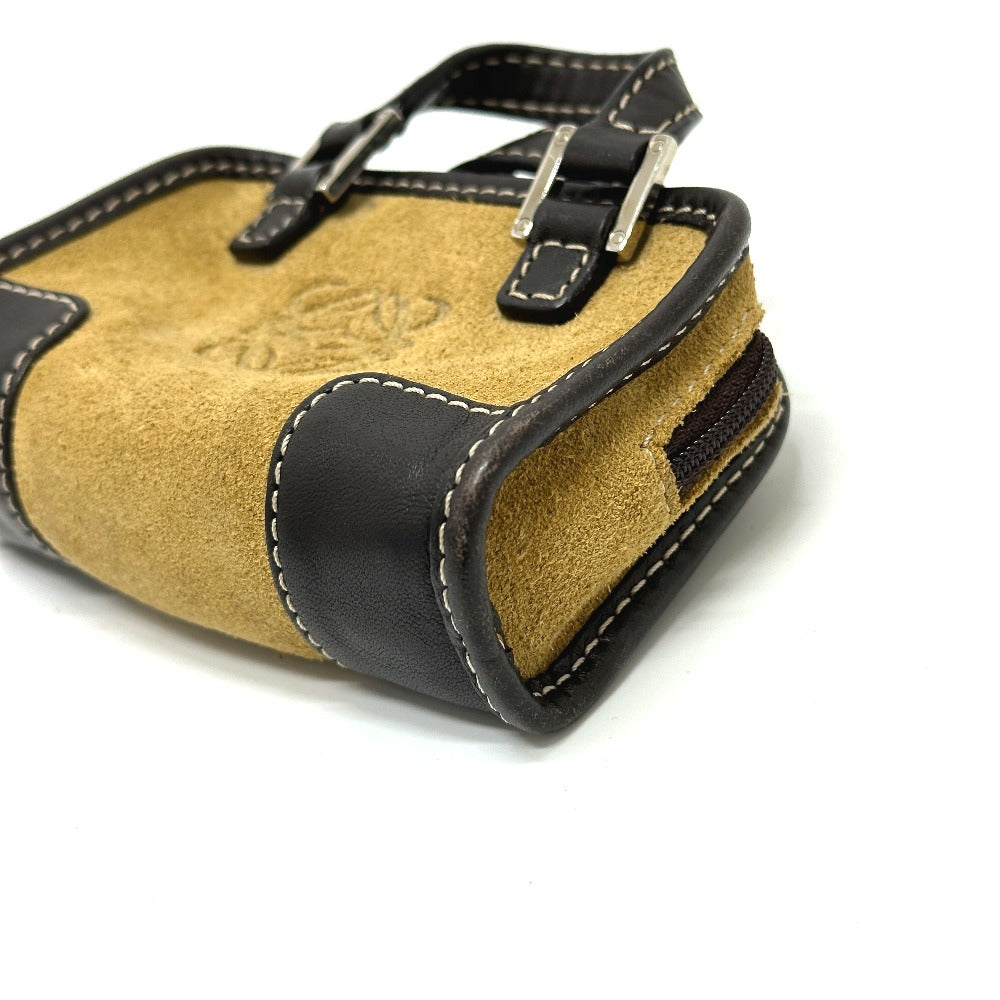 LOEWE Handbag 290612 suede beige Amazonas Micromini