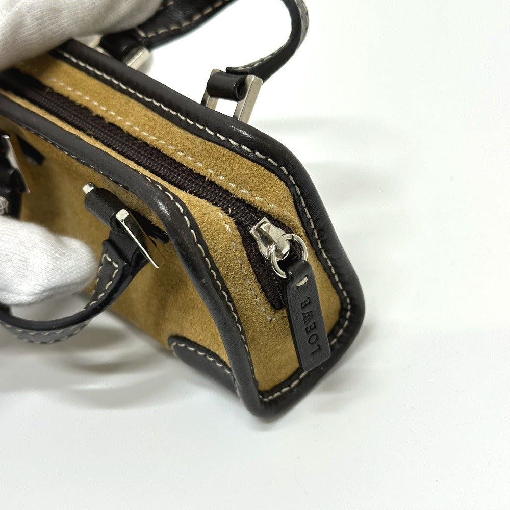 LOEWE Handbag 290612 suede beige Amazonas Micromini