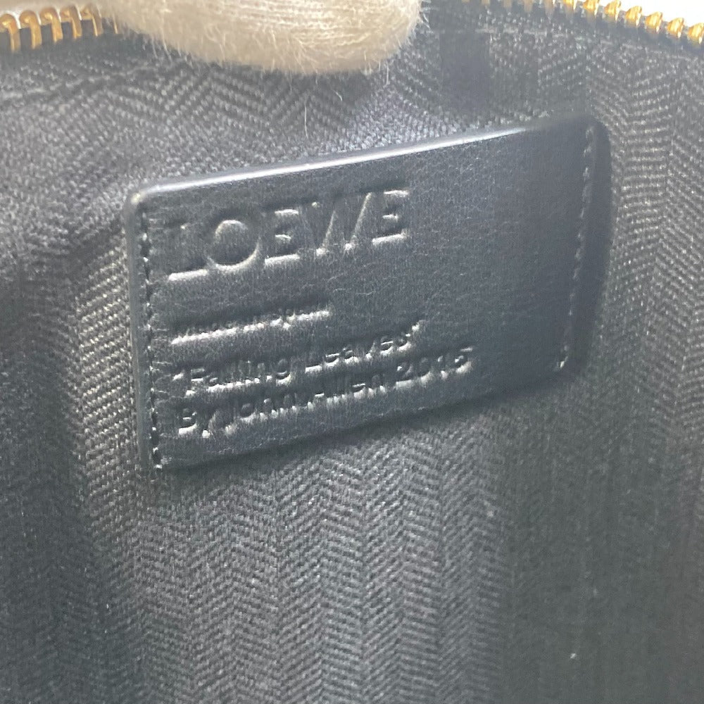 LOEWE Clutch bag Canvas, Leather multicolor John Allen John Allen Women Used Authentic