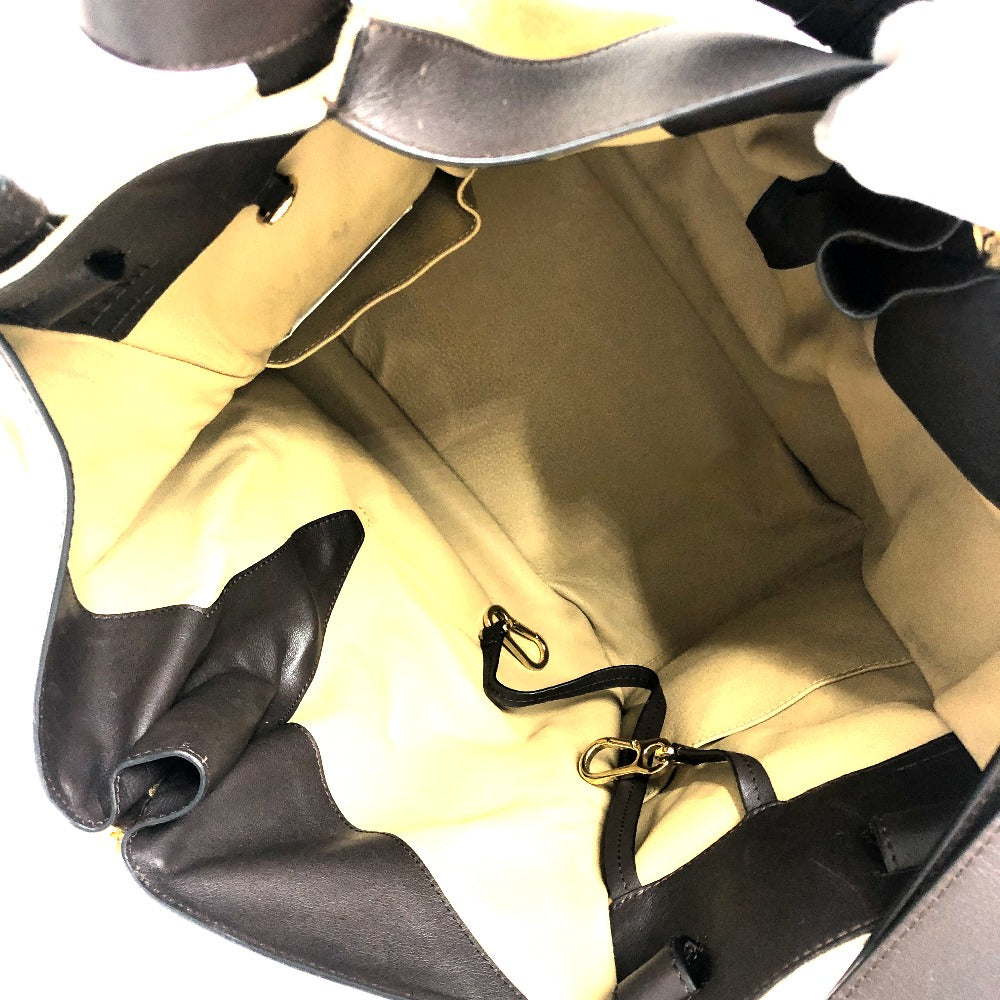 LOEWE Handbag Leather / suede beige Hammock large