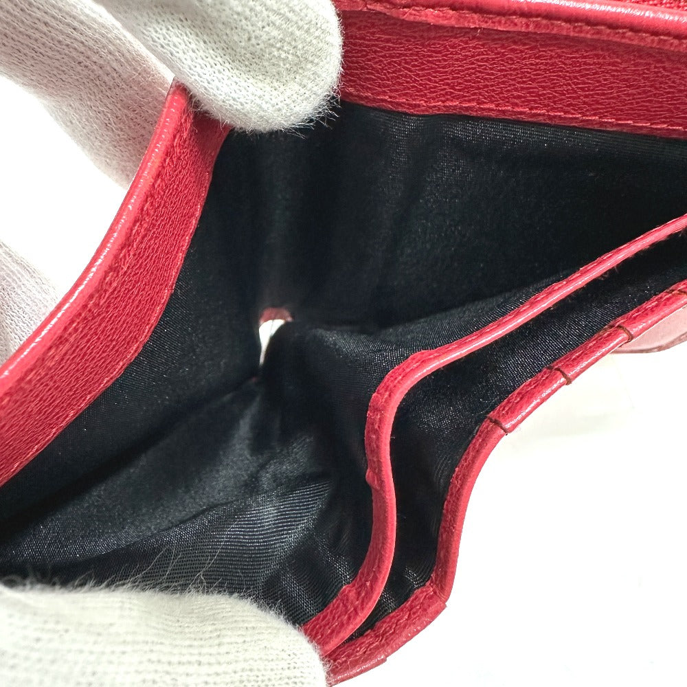 LOEWE Folded wallet leather Red logo