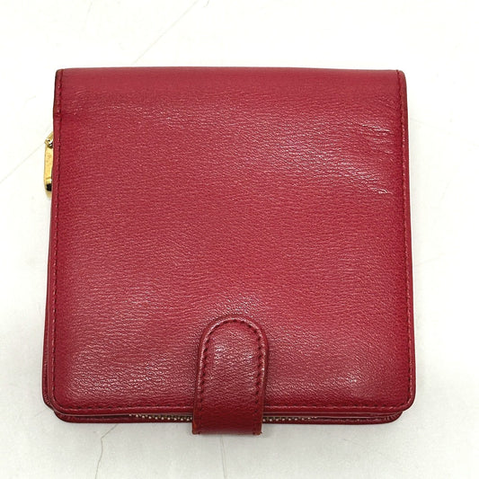 LOEWE Folded wallet leather Red logo