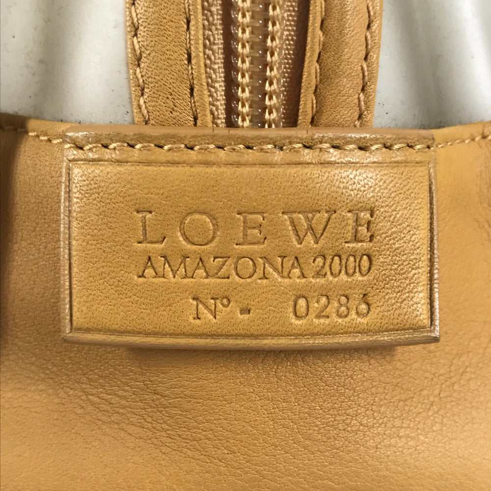 LOEWE Handbag Plastics/Leather beige 160th anniversary limited