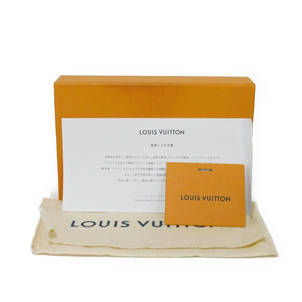 LOUIS VUITTON Bifold Wallet M80151 Implant leather (monogram embossed) Noir Monogram Unplant Portefeuille Claire