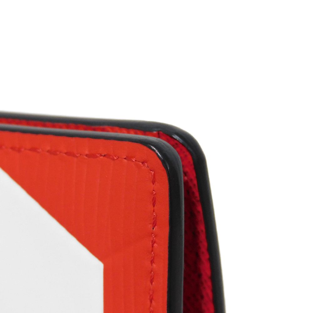 LOUIS VUITTON Long Wallet Purse M63230 Epi Leather x grain leather Rouge LV Logo FIFA World Cup Soccer Red New Bifold Wallet Epi Portefeuille Braza mens Used Authentic