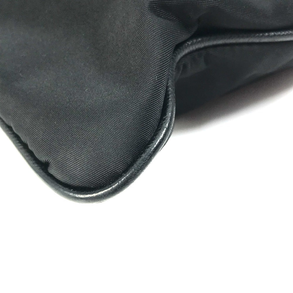 PRADA Shoulder Bag 2VH053 Nylon / leather black Bag Triangle logo mens Used Authentic