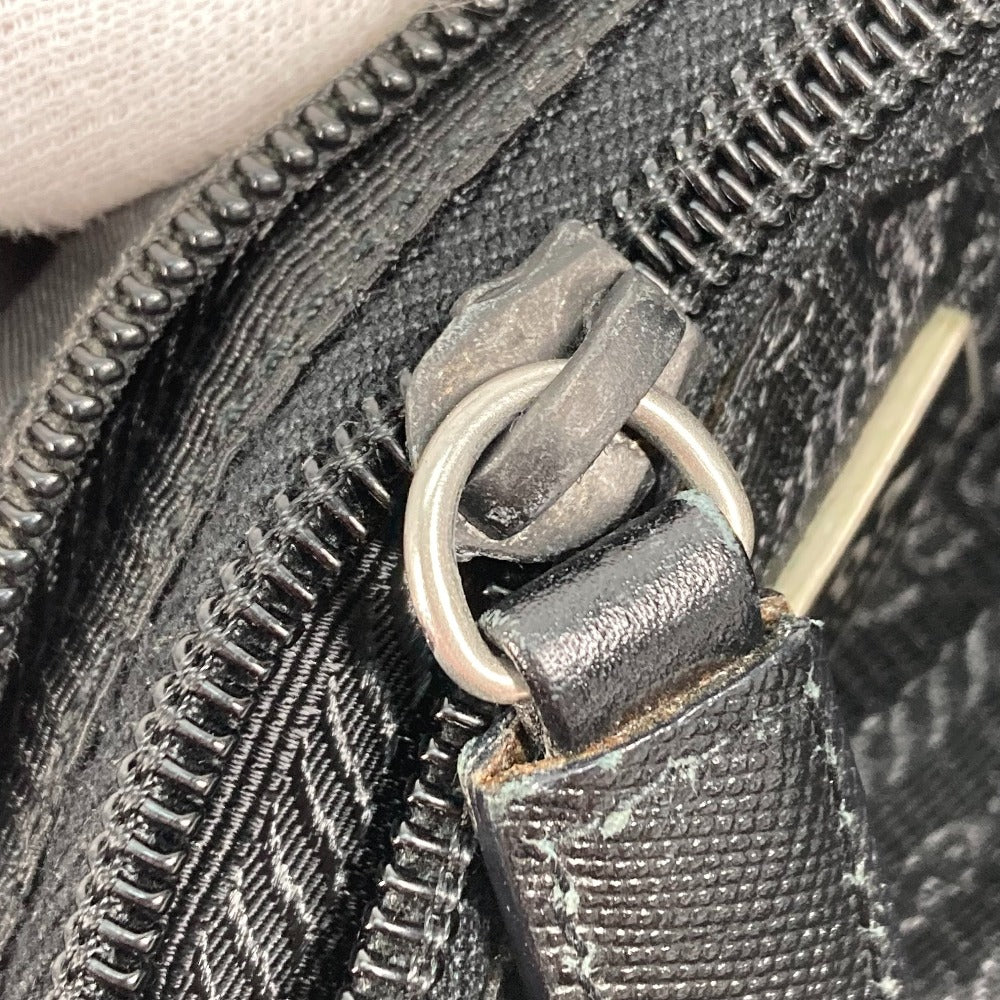 PRADA Shoulder Bag Nylon black Crossbody
