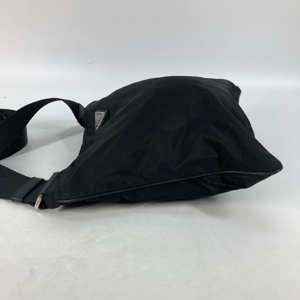 PRADA Shoulder Bag Nylon black Crossbody pochette bag