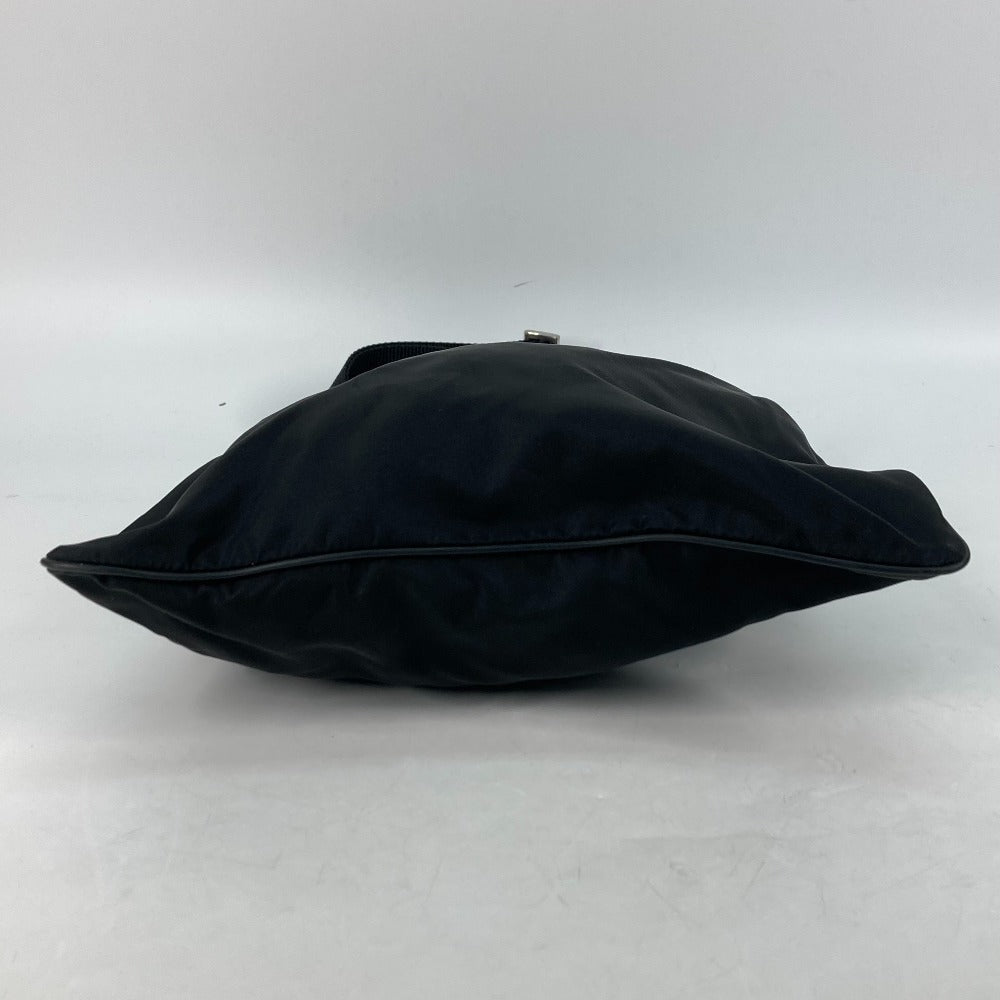 PRADA Shoulder Bag Nylon black Crossbody pochette bag