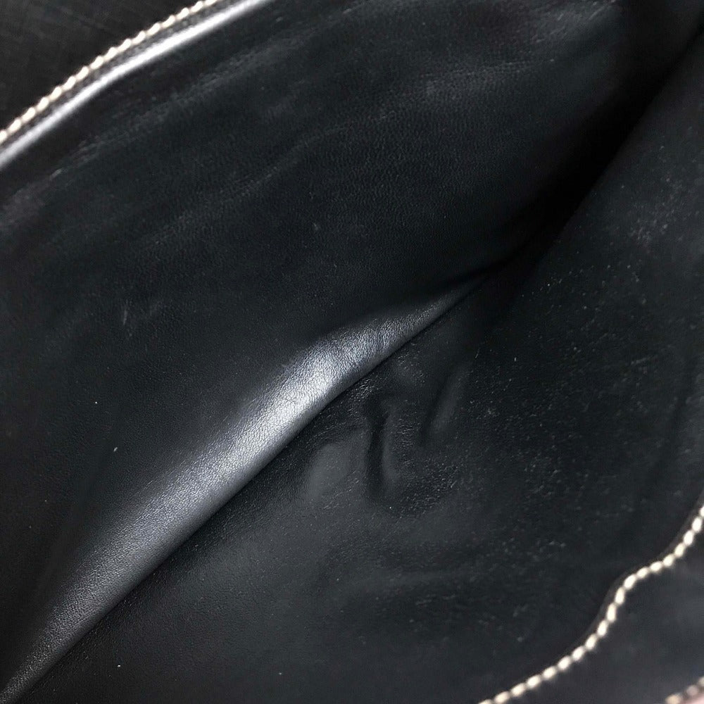 PRADA Clutch bag VR074C leather black Safiano Bijou x studs unisex(Unisex) Used Authentic